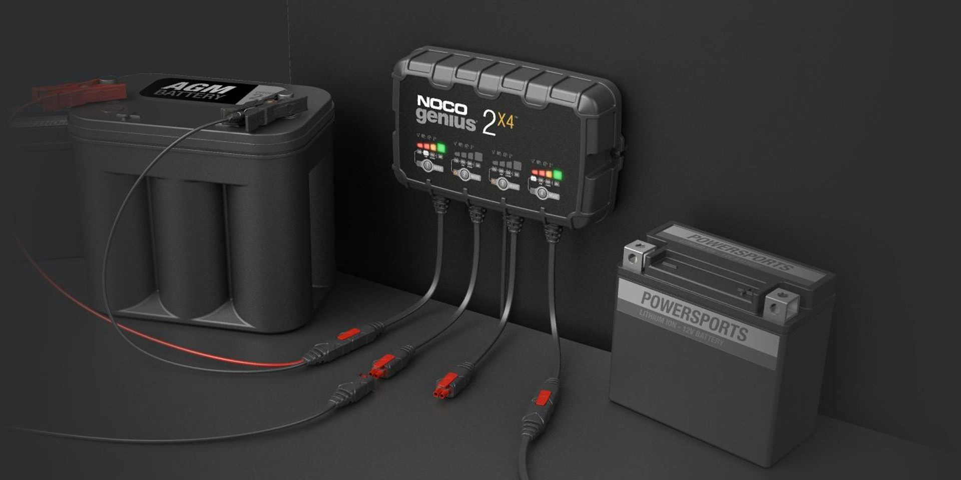 NOCO GENIUS 8A 4-Bank smart battery charger and maintainer