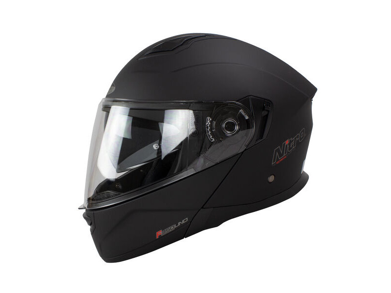 NITRO Helmet Nitro F350 Uno DVS Satin Black click to zoom image