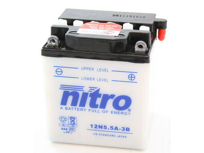 NITRO BATT 12N5.5A3B open with acid pack