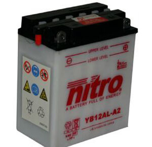 NITRO BATT YB12AL-A2 open with acid pack (CB12ALA2) 