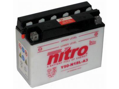 NITRO BATT Y50N18L-A3 open with acid pack