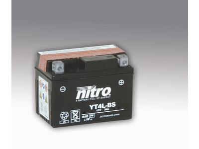 NITRO BATT YT4L-BS AGM open with acid pack (GT4L-BS)