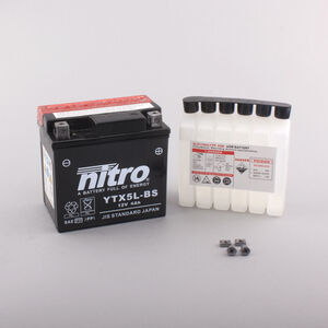 NITRO BATT YTX5L-BS AGM open with acid pack (GTX5L-BS) 