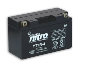 NITRO BATT YT7B-4 AGM closed GEL (GT7B-4) 