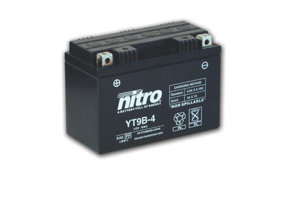 NITRO BATT YT9B-4 AGM closed GEL (GT9B-4)