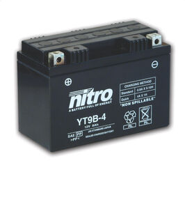 NITRO BATT YT9B-4 AGM closed GEL (GT9B-4) 