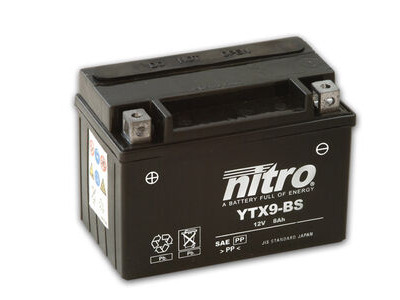 NITRO BATT YTX9-BS AGM open with acid pack (GTX9-BS)