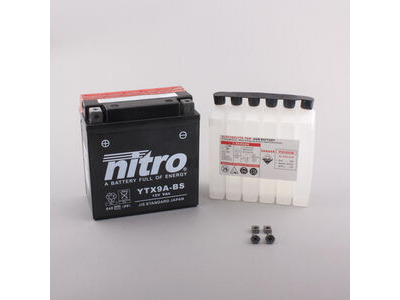 NITRO BATT YTX9A-BS AGM open with acid pack (GTX9A-BS)