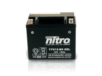 NITRO BATT YTX12BS AGM closed GEL (GTX12BS)