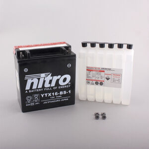 NITRO BATT YTX16-BS-1 AGM open with acid pack 