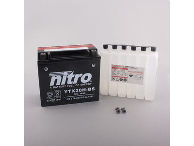 NITRO BATT YTX20H-BS AGM open with acid pack