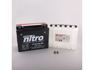 NITRO BATT YTX24H-BS AGM open with acid pack