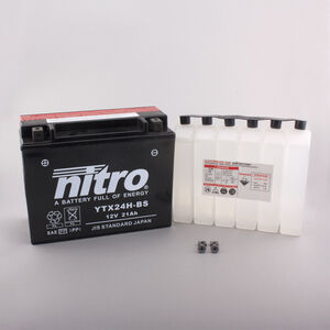 NITRO BATT YTX24H-BS AGM open with acid pack 