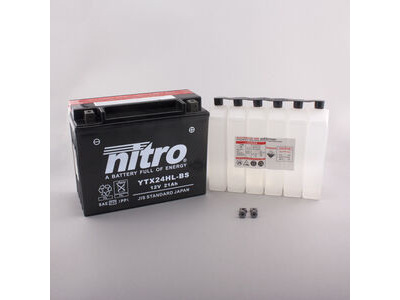 NITRO BATT YTX24HL-BS AGM open with acid pack