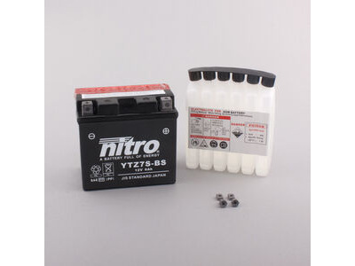 NITRO BATT YTZ7S-BS AGM open with acid pack (GTZ7S-BS)