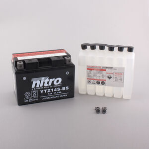 NITRO BATT YTZ14S-BS AGM open with acid pack (GTZ14S-BS) 