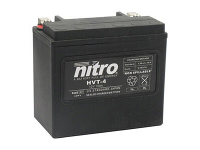 NITRO BATT Nitro Bettery Sealed HVT04 (YB16LB) Harley 65989-90 (2)