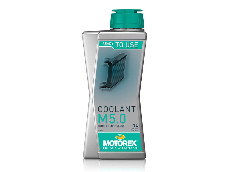 MOTOREX Coolant M5.0 Hybrid (HOAT) Ready to Use Turquoise 1L click to zoom image