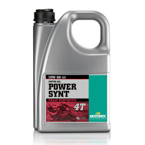 MOTOREX Power Synt 4T Fully Synthetic Pro Performance JASO MA2 10w/60 4L 