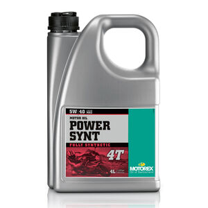 MOTOREX Power Synt 4T Fully Synthetic Pro Performance JASO MA2 5w/40 4L 