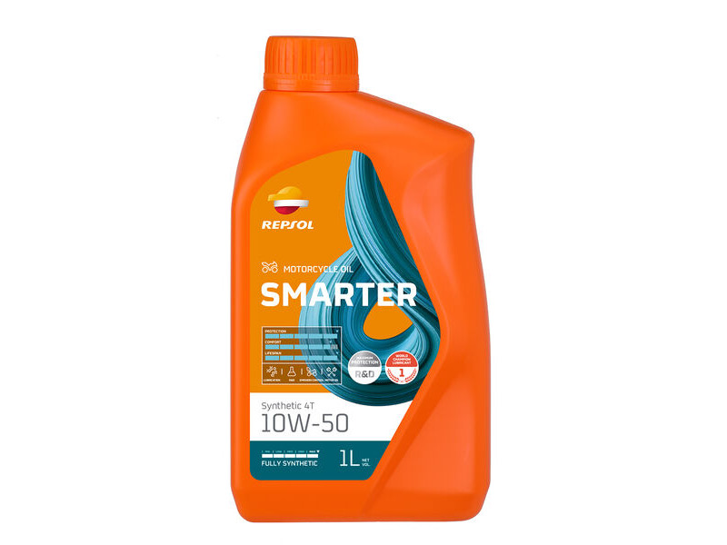 Repsol Smarter Sport Semi Synth 4T 4Stroke Oil 15W-50 1L click to zoom image