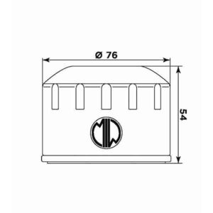 MIW Oil Filter B9001 (HF164) click to zoom image