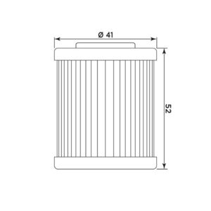 MIW Oil Filter KT8002 (HF157) click to zoom image