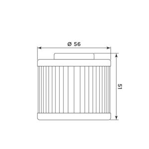 MIW Oil Filter MV21003 (HF569) click to zoom image