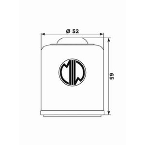 MIW Oil Filter P5001 (HF183) click to zoom image