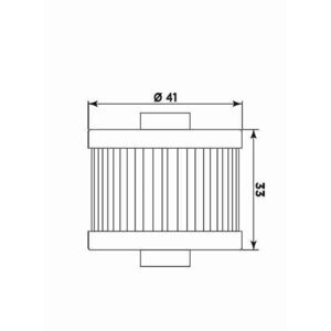 MIW Oil Filter P5003 (HF185) click to zoom image