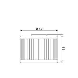 MIW Oil Filter P5009 (HF575) click to zoom image