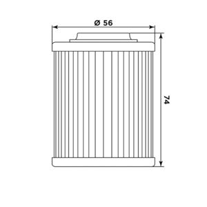 MIW Oil Filter P5010 (HF152) click to zoom image