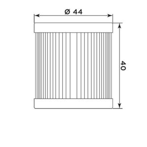 MIW Oil Filter S3003 (HF131) click to zoom image