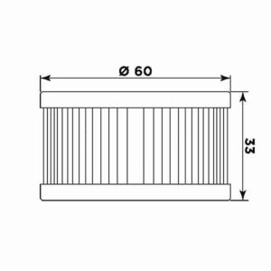 MIW Oil Filter S3004 (HF136) click to zoom image