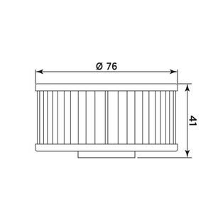 MIW Oil Filter Y4002 (HF144) click to zoom image