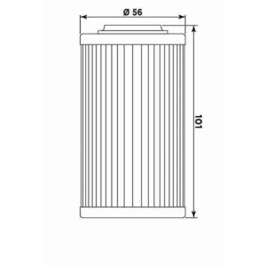 MIW Oil Filter BU10004 - 268564 (HF564) 