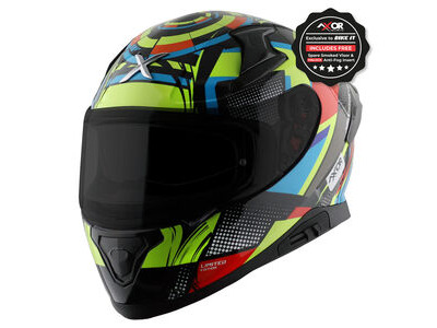 AXOR Apex Full Face Helmet - Vivid Graphic