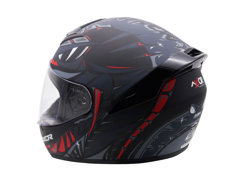 Axor Rage AXOR Rage Full Face Helmet - Python Black Grey Red Matt For Sale In ...