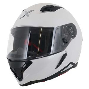 AXOR Hunter Full Face Helmet Solid White Gloss click to zoom image