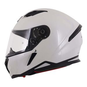 AXOR Hunter Full Face Helmet Solid White Gloss click to zoom image