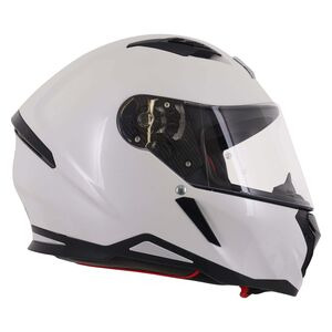 AXOR Hunter Full Face Helmet Solid White Gloss click to zoom image