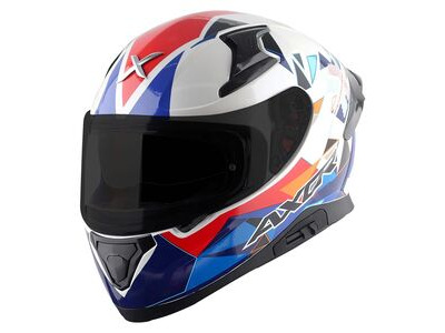 AXOR Apex Full Face Helmet Prism White Red Gloss