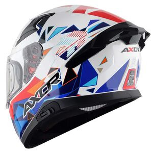 AXOR Apex Full Face Helmet Prism White Red Gloss click to zoom image