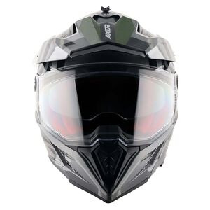 AXOR X-Cross Adventure Helmet Orbit Athena Grey Black Gloss click to zoom image