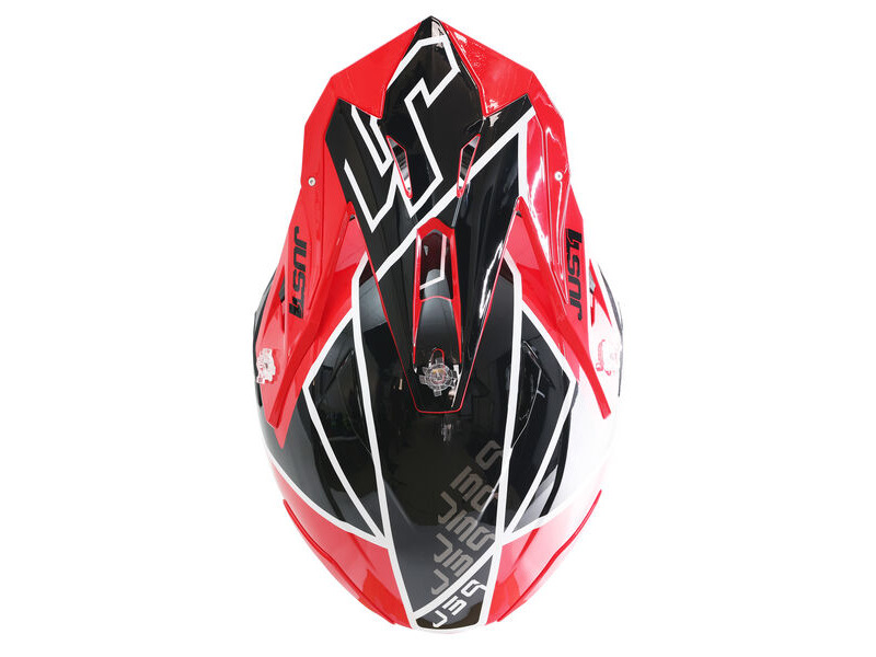 JUST1 J39 Motocross Helmet Thruster Red Black White Gloss 2024 For