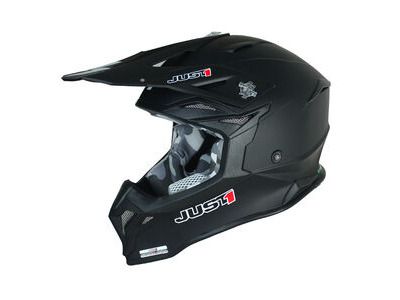 Just1 J39 Motocross Helmet Solid Black Matt