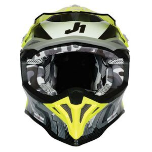 JUST1 J39 Motocross Helmet Revo Grey Yellow Fluo Black Matt click to zoom image