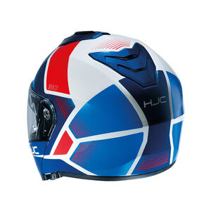 HJC I90 Hollen MC21 Red White Blue click to zoom image