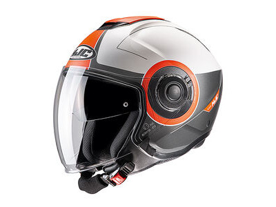 HJC I40 Panadi MC7SF Black White Orange