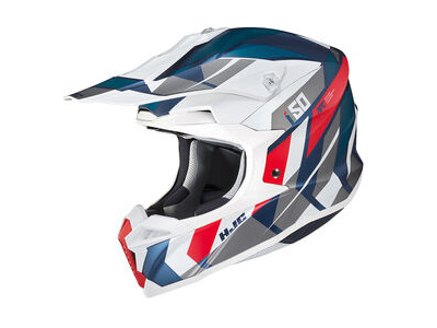 HJC I50 Vanish MC21SF White Blue Red